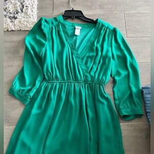 Charming Charlie green dress